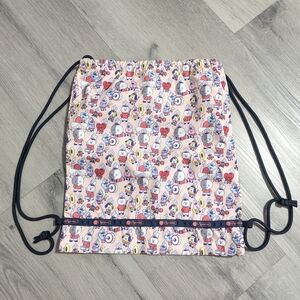 Kids Cartoon Print Drawstring Backpack